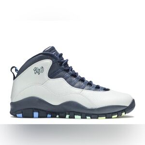 Jordan White and Navy Sneakers